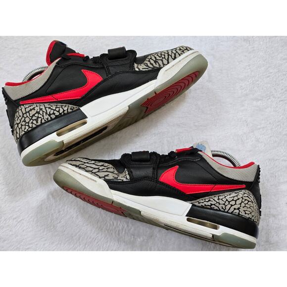 Sz. 7Y- JORDAN LEGACY 312 LOW CD9054-004 Black/Valour Blue/Univ Red/Wolf Grey - Picture 5 of 7
